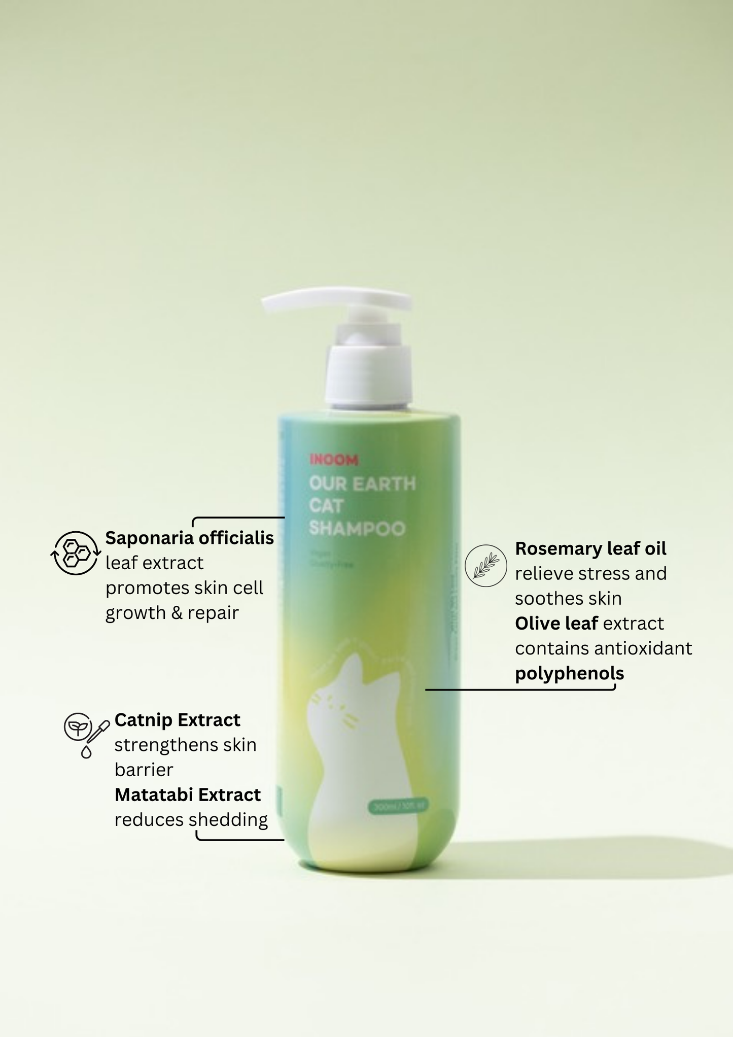 INOOM Our Earth Cat Shampoo